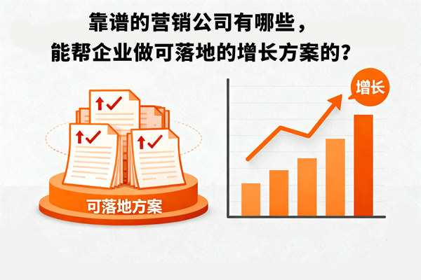 靠譜的營銷公司有哪些，能幫企業(yè)做可落地的增長方案的？