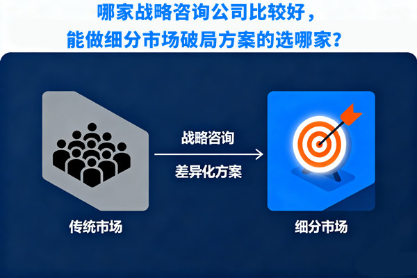 哪家戰(zhàn)略咨詢公司比較好，能做細分市場破局方案的選哪家？