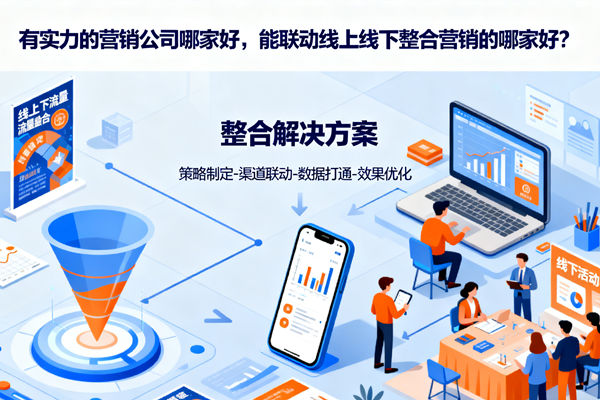 有實力的營銷公司哪家好，能聯(lián)動線上線下整合營銷的哪家好？