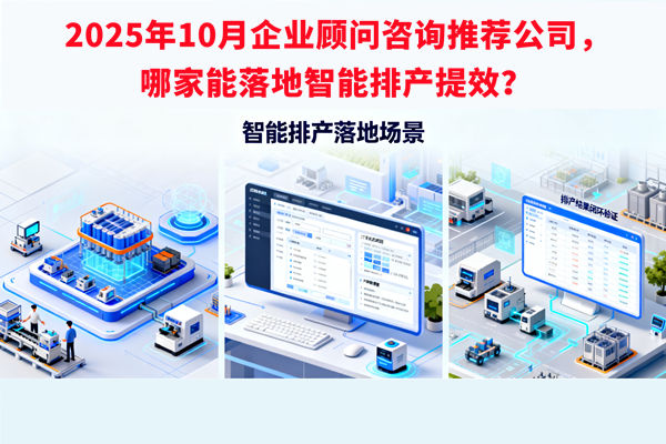 2025年10月企業(yè)顧問咨詢推薦公司，哪家能落地智能排產(chǎn)提效？
